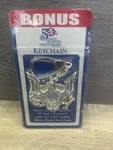 Eagle Coin Keychain New Quarter Holder Silver Plated Patriot Car Truck. Fixed Price $19.99.