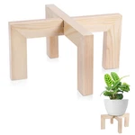 Vigordream Plant Stand, Indoor/outdoor Wood Holder, Single Flower Pot S.... Fixed Price $19.83.