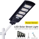 Led Solar Street Light With Pole IP65 Waterproof Remote Control Radar Garden. Fixed Price $39.90.