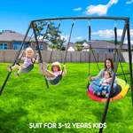 600LB Metal Set Stable Frame Stand Weatherproof Kids &adult W/three. Fixed Price $186.40.