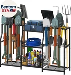 Garden Tool Organizer, Heavy Duty Yard Tower Rack For Garage Organization. Fixed Price $105.57.