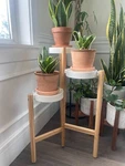 Ikea Satsumas Plant Stand Bamboo/white 30 " 402.581.54. Fixed Price $79.99.