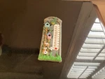 Giftco Inc. Birds With Flowers & Birdhouses Wall Thermometer 7.5 X 3. Fixed Price $9.59.