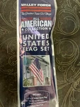 Valley Forge Poly/cotton 3 Ft X 5 American Flag Kit With Bracket & Steel Pole. Fixed Price $19.99.
