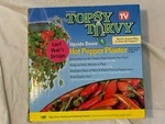 New Topsy Turvy Upside Down Hot Pepper Planter As Seen On Tv. Fixed Price $21.29.