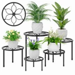Vecelo Metal Plant Stands Set Of 5 Heavy Duty Flower Pot Holder Black (. Fixed Price $41.24.