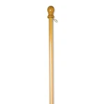 Evergreen 56" Solid Wood Flag Pole With Holder, Anti-wrap Tube. Fixed Price $37.96.