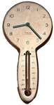 Vintage Banjo Shape Thermometer Wall Clock Hanging Copper Color Shop Read. Fixed Price $28.50.