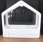 Ikea Ps 2014 Windowsill Greenhouse, 18" ,white, Indoor / Outdoor 402.575.93 Euc. Fixed Price $36.24.
