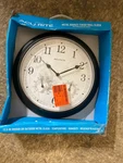 Acurite 13 In. Copper Analog Clock Thermometer Hygrometer Combo. Fixed Price $41.13.