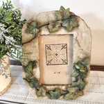 Frog Ivy Photo Frame 4X6 Resin Stone Look Rainforest Botanical Cottage Decor. Fixed Price $19.99.