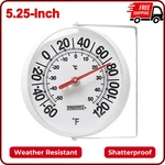 Big And Bold Thermometer With Mounting Bracket, Indoor Outdoor 5.25". Fixed Price $9.26.