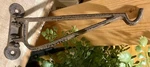 Antique Wall Bracket Swivel Swinging Arm Hook Cast Iron Plants Holder Metal. Fixed Price $19.59.