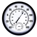 Mumtop Indoor Outdoor Thermometer, 10 Inch Numbers Large, BLACK2. Fixed Price $23.10.