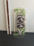 Sunbeam Raccoon Thermometer Vintage Wall Hanging Usa Outdoor Indoor Decor Cute. Fixed Price $19.99.