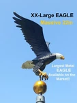 Flagpole Eagle Topper Decorative Natural Finial Globe Outdoor Xx-large 32 Inch. Fixed Price $287.00.