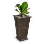 Mayne Fairfield 28" Tall Traditional Plastic Planter In Espresso. Fixed Price $116.38.
