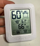 Acurite Backyard Weather Indoor Humidity And Temp Monitor - Model 00619HDSBA3. Fixed Price $7.99.