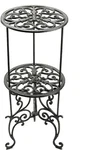 Sungmor Heavy Duty Cast Iron Potted Plant 2-TIERS Stand & 26INCH Tall. Fixed Price $138.29.