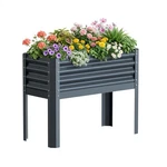 Best Galvanized Raised Garden Bed With Legs, 40X18X31.5INCH Large Metal Elevated. Fixed Price $84.92.