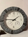 Acurite 02418A1SB 14" Outdoor Clock Combo. Fixed Price $28.00.