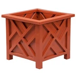 Chippendale Planter Box, Terra Cotta 14 Sq. 13 Overall. Fixed Price $35.74.