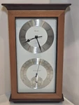 Bulova Wooden Weather Station C3760 Wall Clock Thermometer Hygrometer. Fixed Price $7.23.