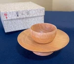 Tea Utensils Wood Noble Stand Tenmokudai Used Box 80CM Diameter. Fixed Price $191.93.