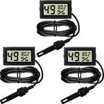 Mini Digital Temperature Humidity Meters Gauge With Probe Lcd Black 3. Fixed Price $14.17.