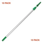 X10 Unger Opti-loc Aluminum Extension Pole 4 Ft Two Sections Green/silver EZ120. Fixed Price $279.99.