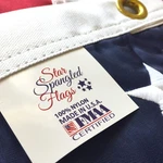 4X6 American Flag - Durable Nylon, Embroidered Stars, Sewn Stripes, Outdoor Use. Fixed Price $63.47.
