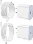 Iphone Charger Fast Charging 2 Pack Type Wall Block With 6FT&1. Fixed Price $14.67.