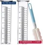 2 Pack 7 Inch Rain Gauge Replacement Tube Glass For Yard Garden And Outdoor Hom. Fixed Price $21.90.