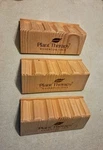 Set Of 3 Wooden Plant Therapy Essential Oil Bottle Stand Organizer Display. Fixed Price $5.00.