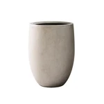 21.7"H Weathered Concrete Tall Planter Modern Round Large, Outdoor Indoor Decora. Fixed Price $120.95.