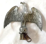Vintage Eagle Flag Finial Pole Topper Decoration Metal Military Usa Patriotic. Fixed Price $15.00.