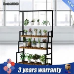 Metal Plant Stand 3-TIER Rack Flower Pot Shelf Garden Indoor Outdoor Display Usa. Fixed Price $83.66.
