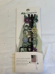 Evergreen Garden Flag Stand Holder Sturdy Metal Iron Laser Cut New Welcome Sign. Fixed Price $7.99.