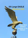 Flagpole Eagle Topper Decorative Gold Finial Globe Outdoor Xx-large 32 Inch. Fixed Price $249.00.