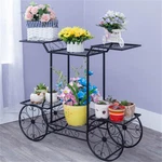 Classic Cart Plant Stand 6 Tiers Flower Display Pot Holder For Home Garden Decor. Fixed Price $39.93.