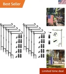 All-weather Garden Flag Stand With Rust-proof Poles Perfect For Every Occasion. Fixed Price $43.19.