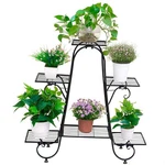 6 Tier Plant Stand Metal Flower Pot Holder Display Indoor Outdoor.... Fixed Price $68.81.
