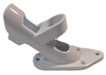 White 1" Flag Pole Holder Wall Mount 2 Positions Screws Not Included. Fixed Price $9.95.