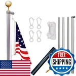 Ezpole Classic Inground Flag Kit For Outdoors Heavy Duty-winds To 130 Mph.. Fixed Price $283.89.