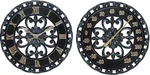 Verdigris Wall Clock & Thermometer Set - Perfect For Home Garden Decor. Fixed Price $108.99.
