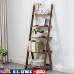 Bamboo Ladder Shelf Multi-purpose Storage Display Rack Eco-friendly Indoor Use. Fixed Price $133.81.
