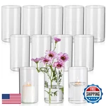 Glasseam Cylinder For Centerpieces Small Clear Flower Set Of. Fixed Price $77.57.