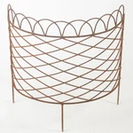 Half Circle Metal Garden Border Edging Wrought Iron Flower Vine Trellis. Fixed Price $112.95.