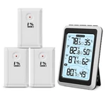 Oria 3 Sensor Wireless Indoor Outdoor Thermometer Hygrometer, Digital Temperatur. Fixed Price $48.83.