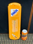 "fanta Orange Soda" Metal Advertising Thermometer, (17"X 5") New Box. Fixed Price $52.00.